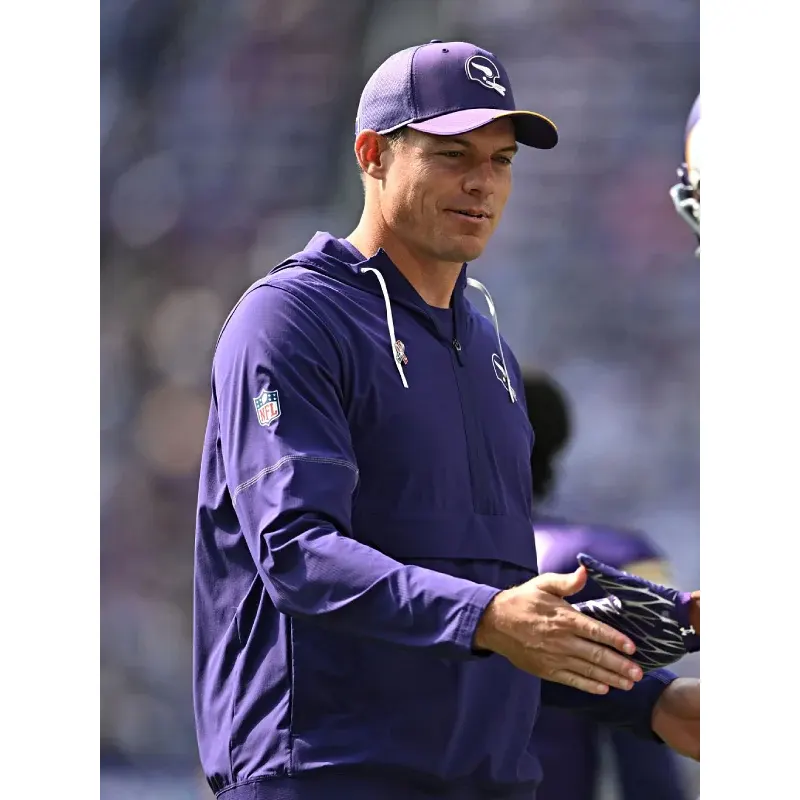 Kevin O'Connell 2026 Minnesota Vikings Hooded Anorak Jacket - Image 6