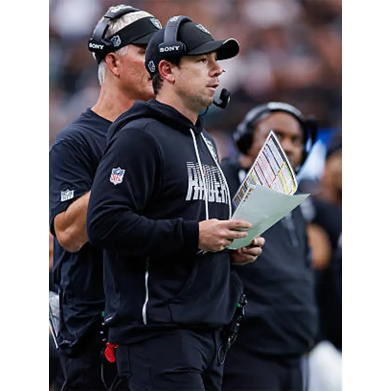 Klint Kubiak 2026 Las Vegas Raiders Sideline Hoodie - Image 6