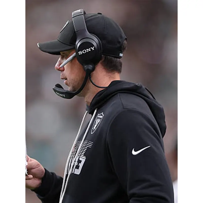 Klint Kubiak 2026 Las Vegas Raiders Sideline Hoodie - Image 5