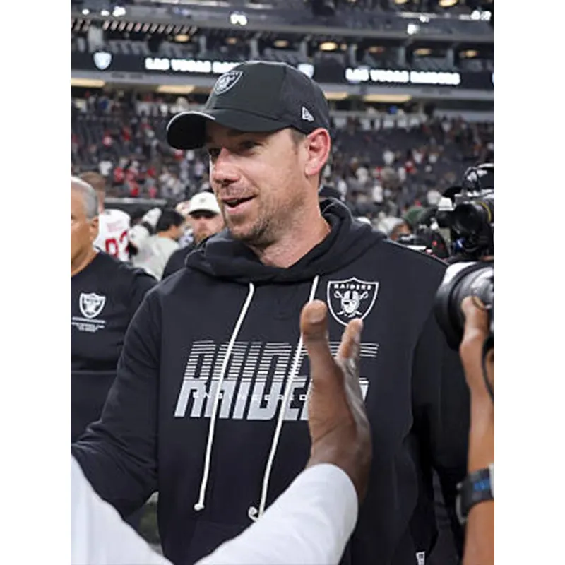 Klint Kubiak 2026 Las Vegas Raiders Sideline Hoodie - Image 4