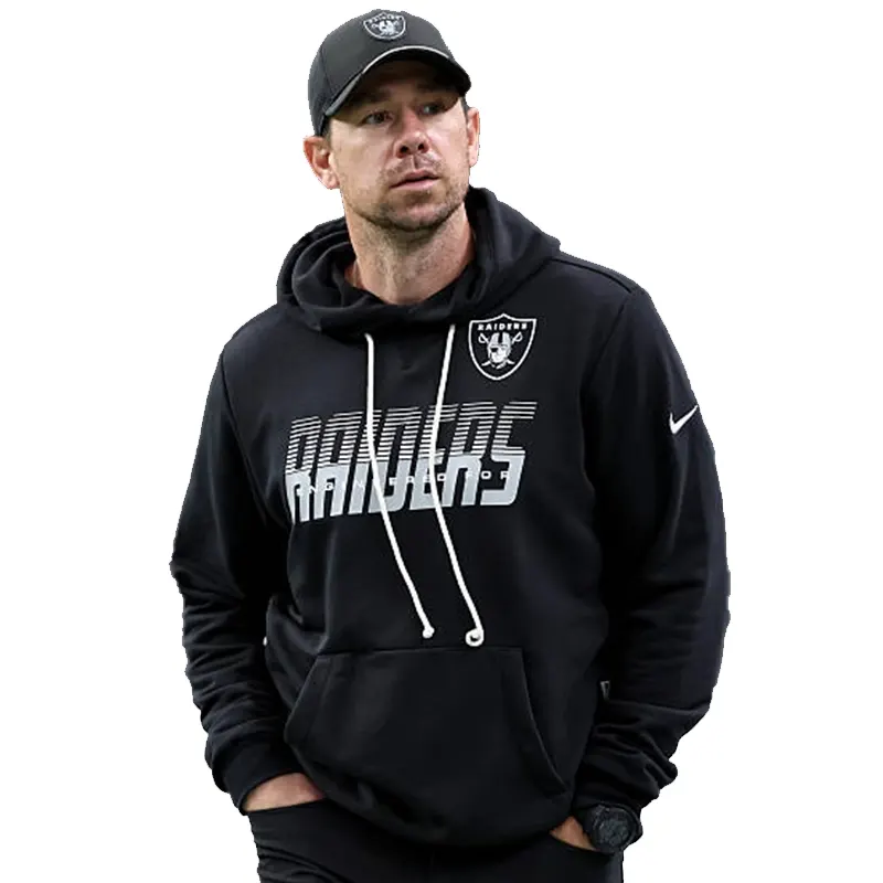 Klint Kubiak 2026 Las Vegas Raiders Sideline Hoodie - Image 3