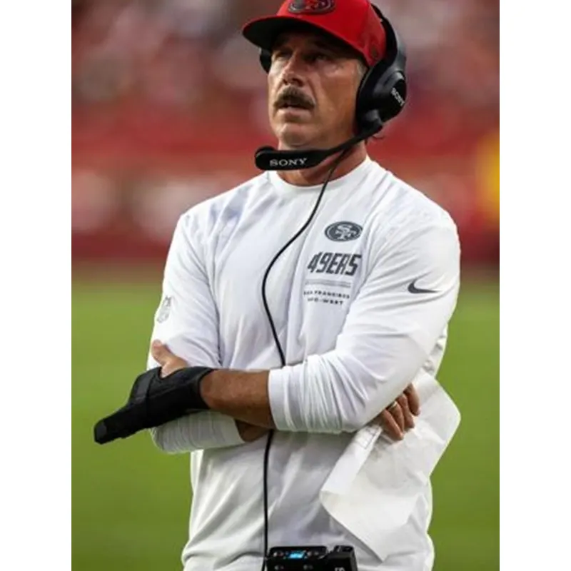 Kyle Shanahan Preseason 2026 49ers Long-Sleeve T-Shirt - Image 2