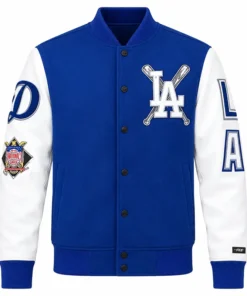 LA Dodgers Blended Varsity Jacket