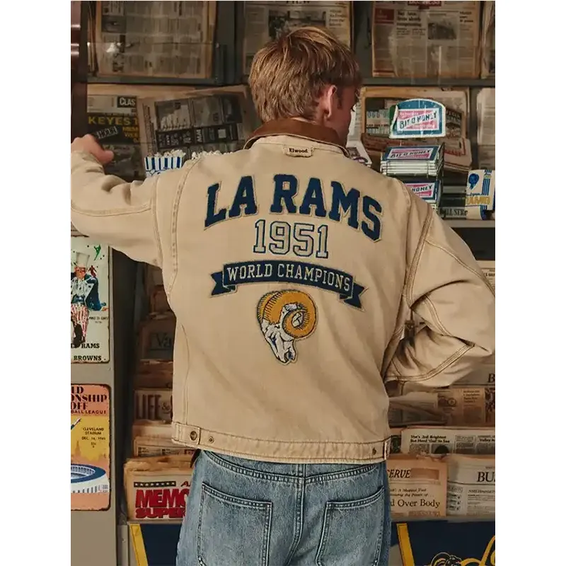 LA Rams x Elwood 1951 World Championship Jacket - Image 6