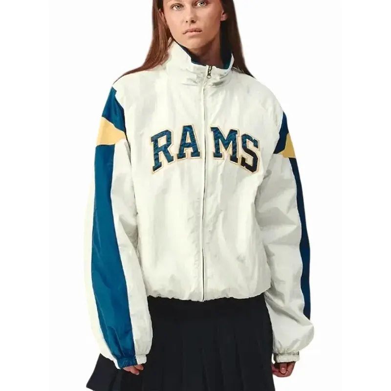 LA Rams x Elwood Retro Helmet Windbreaker Jacket