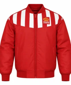 LL Cool J Troop Red Bomber Jacket