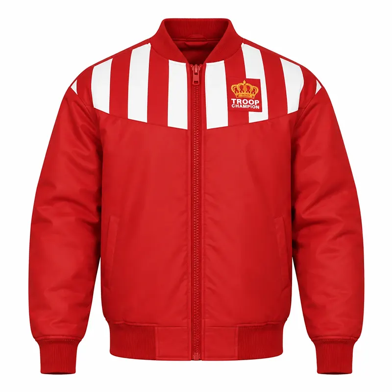LL Cool J Troop Red Bomber Jacket