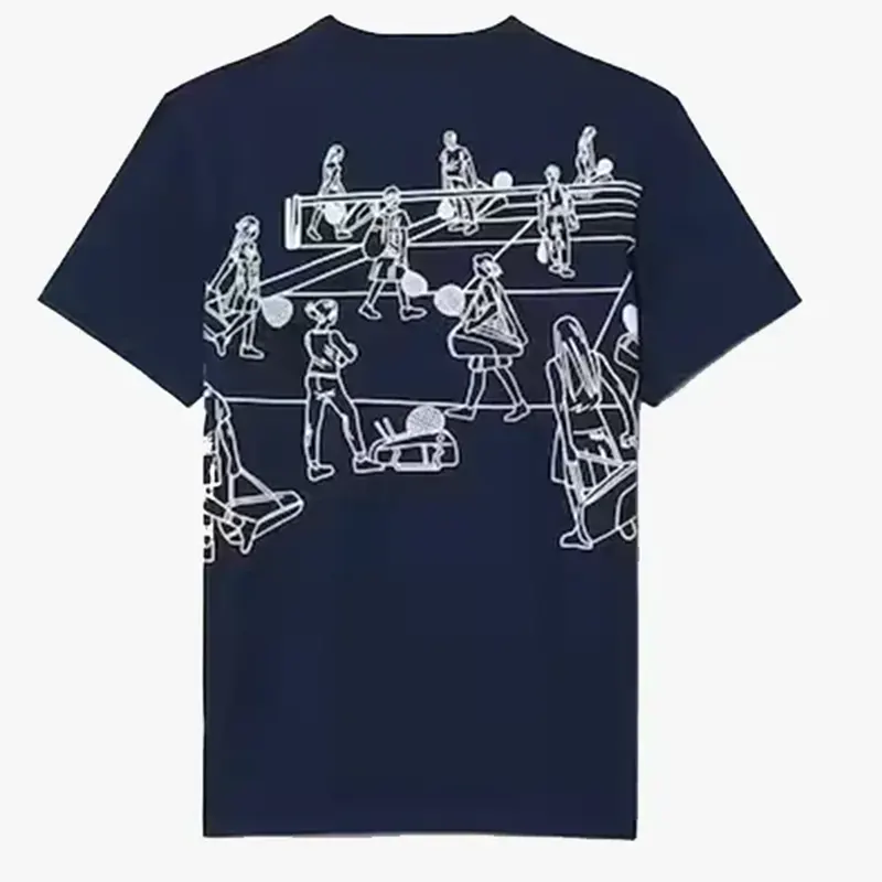Lacoste Ultra Dry Printed Tennis T-Shirt - Image 2