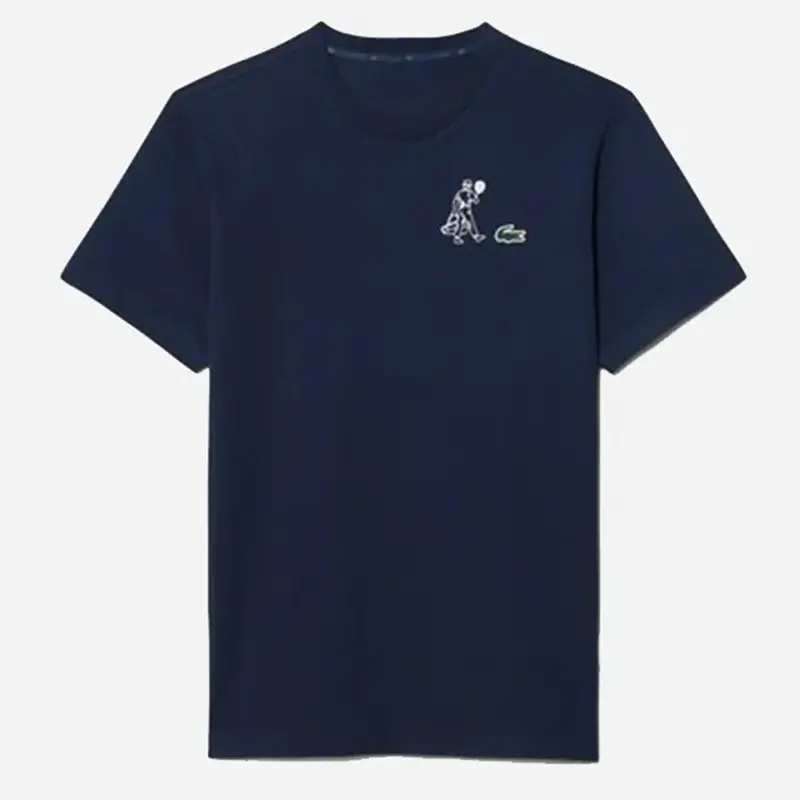 Lacoste Ultra Dry Printed Tennis T-Shirt