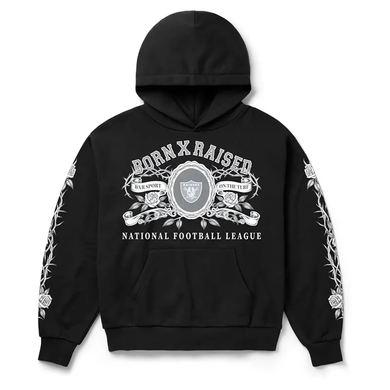 Las Vegas Raiders Born x Raised Crest Hoodie - Image 2