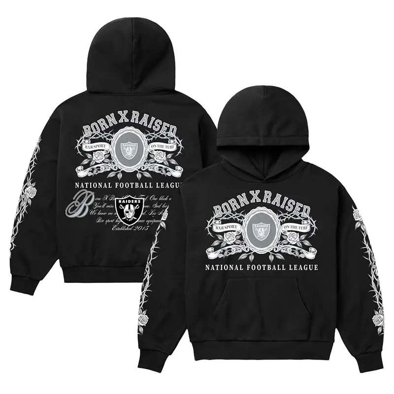 Las Vegas Raiders Born x Raised Crest Hoodie