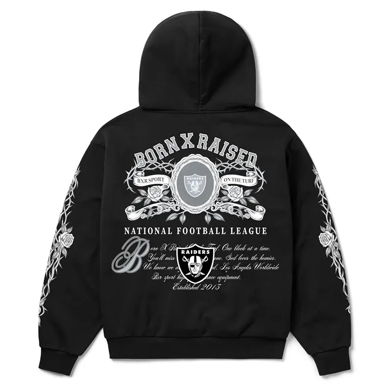 Las Vegas Raiders Born x Raised Crest Hoodie - Image 3