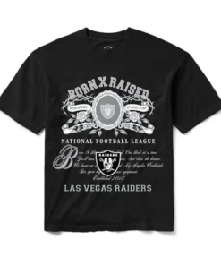 Las Vegas Raiders Born x Raised Unisex Crest T-Shirt