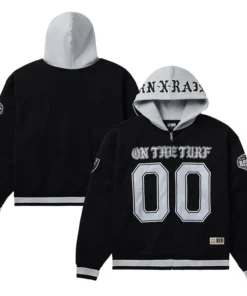 Las Vegas Raiders Born x Raised Unisex On The Turf Full-Zip Hoodie