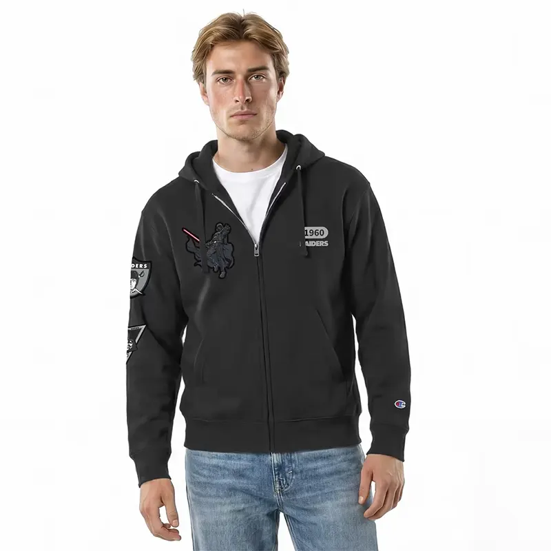 Las Vegas Raiders Disney x Champion Darth Vader All-Star Full-Zip Hoodie