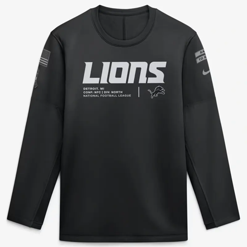 Lions 2026 Salute to Service Crewneck Sweatshirt