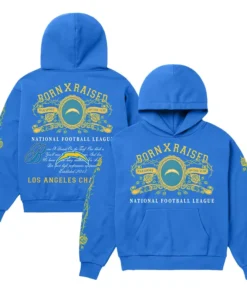 Los Angeles Chargers Born x Raised Crest Hoodie