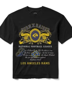 Los Angeles Rams Born x Raised Unisex Crest T-Shirt