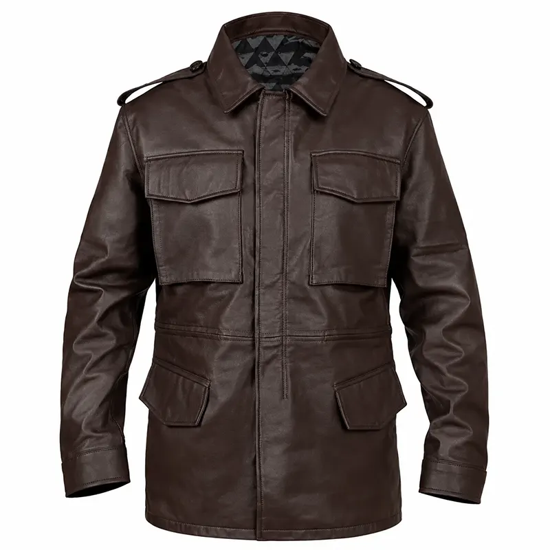 M65 Brown Field Leather Jacket