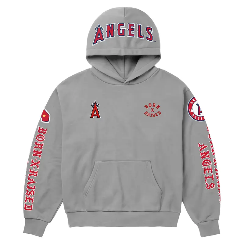 MLB Los Angeles Angels Born x Raised Moneyball Hoodie - Image 2
