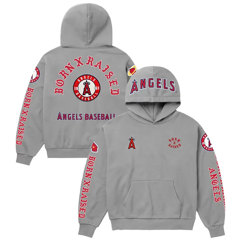 MLB Los Angeles Angels Born x Raised Moneyball Hoodie