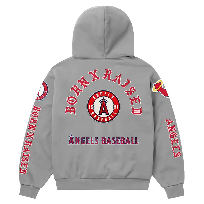 MLB Los Angeles Angels Born x Raised Moneyball Hoodie - Image 3
