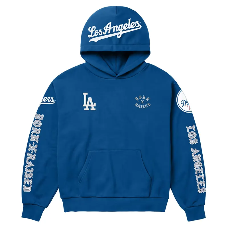 MLB Los Angeles Dodgers Born x Raised Moneyball Hoodie - Image 2