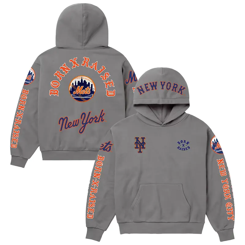 MLB New York Mets Born x Raised Moneyball Hoodie