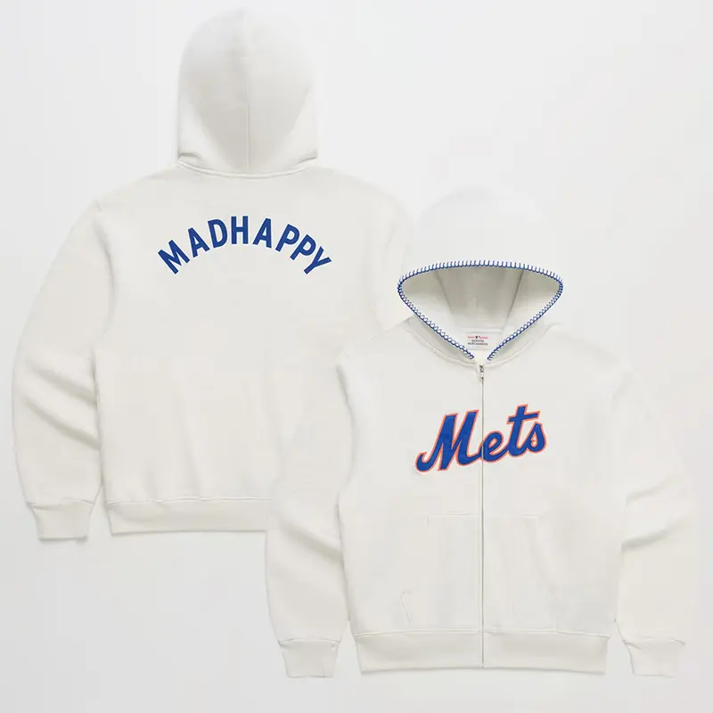 MLB New York Mets Madhappy Full-Zip Hoodie