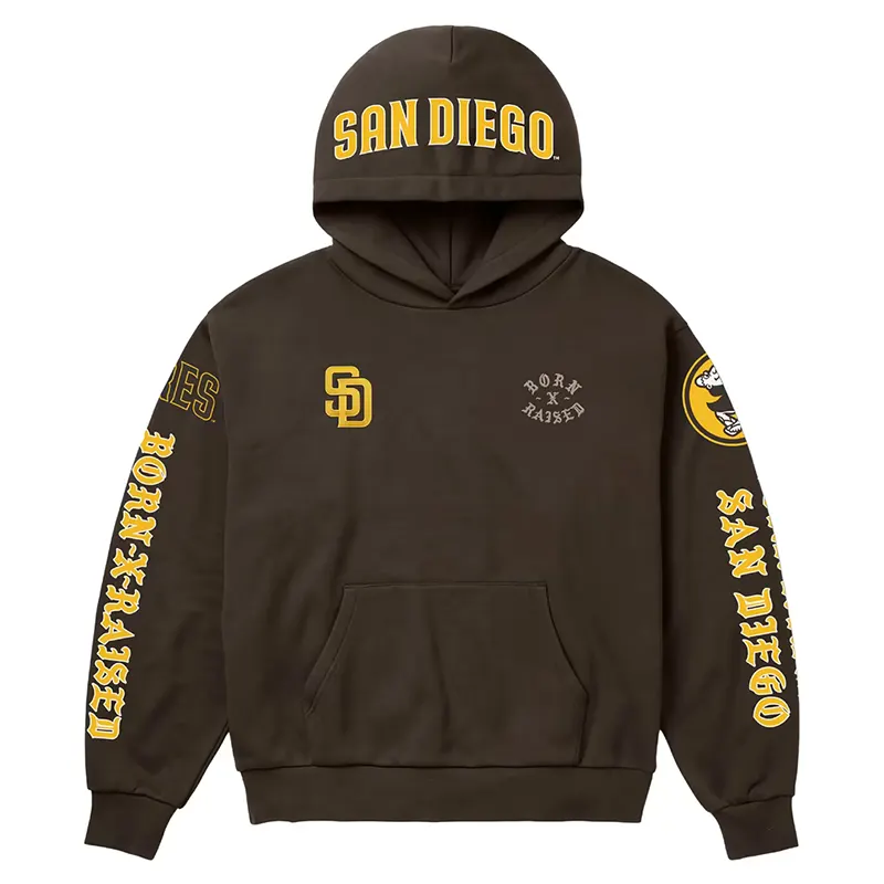 MLB San Diego Padres Born x Raised Moneyball Hoodie - Image 2