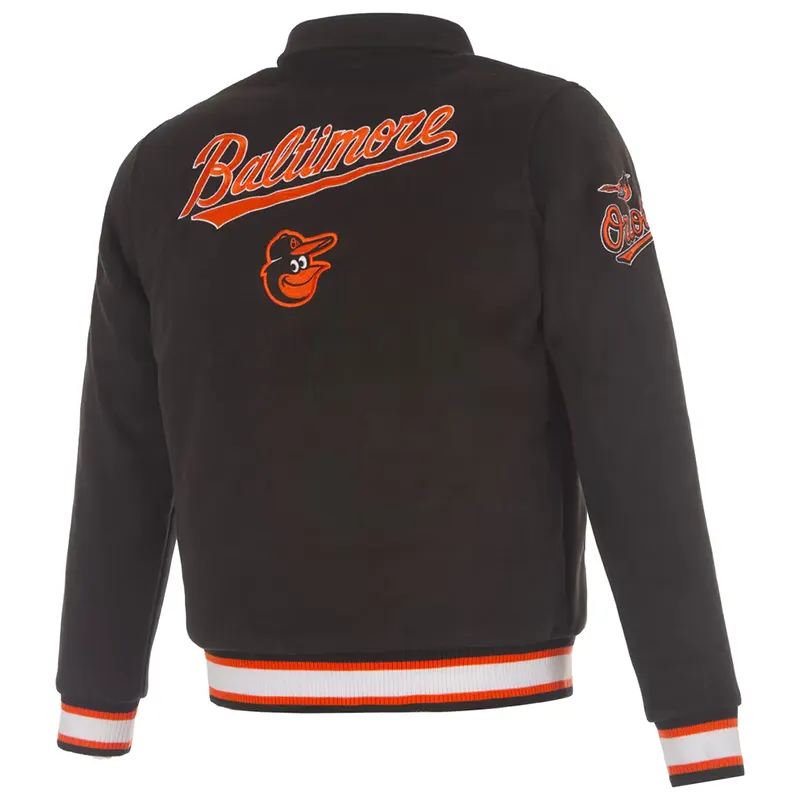 MLB Women's Baltimore Orioles JH Design Reversible Full-Snap Jacket - Image 3
