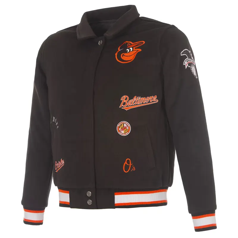 MLB Women's Baltimore Orioles JH Design Reversible Full-Snap Jacket - Image 2