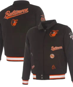 MLB Women's Baltimore Orioles JH Design Reversible Full-Snap Jacket