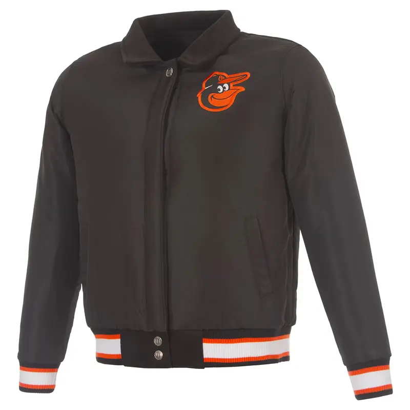MLB Women's Baltimore Orioles JH Design Reversible Full-Snap Jacket - Image 6