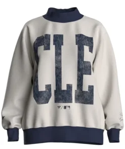 MLB Cleveland Guardians City Abbreviation Funnel Neck Sweatshirt