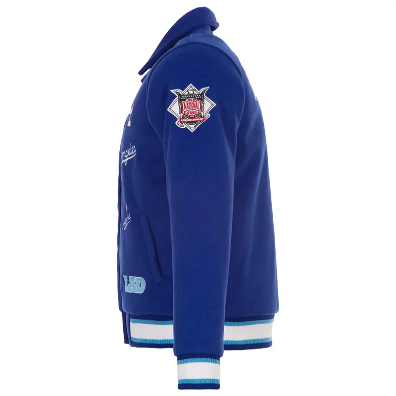 MLB Women's Los Angeles Dodgers JH Design Reversible Full-Snap Jacket - Image 4