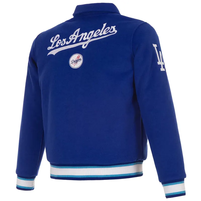 MLB Women's Los Angeles Dodgers JH Design Reversible Full-Snap Jacket - Image 3