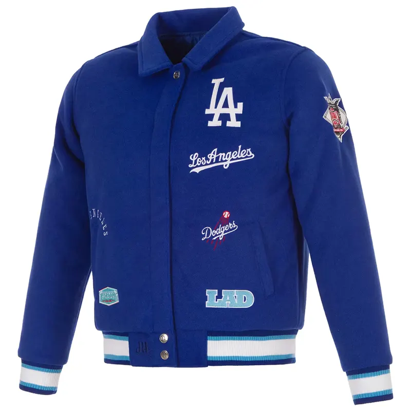 MLB Women's Los Angeles Dodgers JH Design Reversible Full-Snap Jacket - Image 2