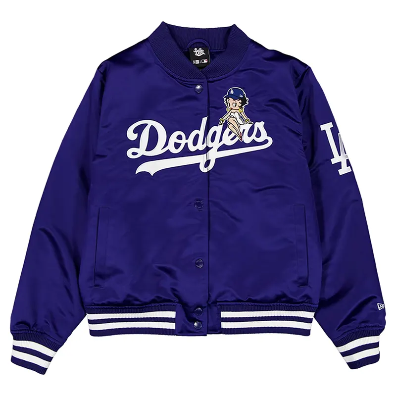 MLB Women's Los Angeles Dodgers New Era x Bella Doña Betty Boop Full-Snap Jacket - Image 2