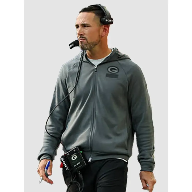 Matt LaFleur 2026 Green Bay Packers Zip Hoodie