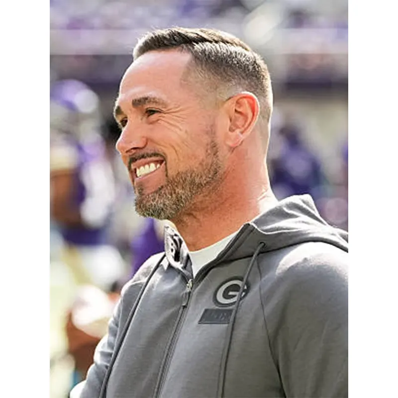 Matt LaFleur 2026 Green Bay Packers Zip Hoodie - Image 5