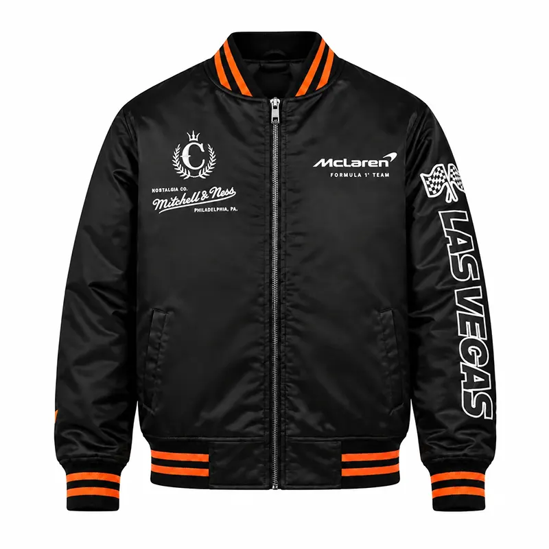 McLaren F1 Team Black Bomber Jacket