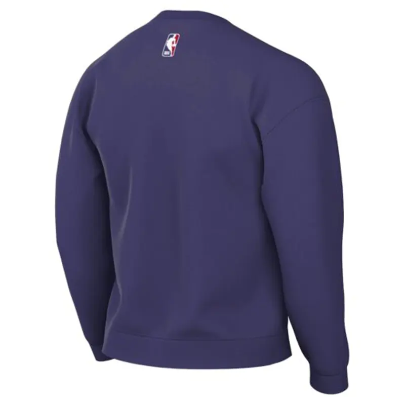 Men's Charlotte Hornets Jordan Brand Purple Statement Edition Sweatshirt - Image 3