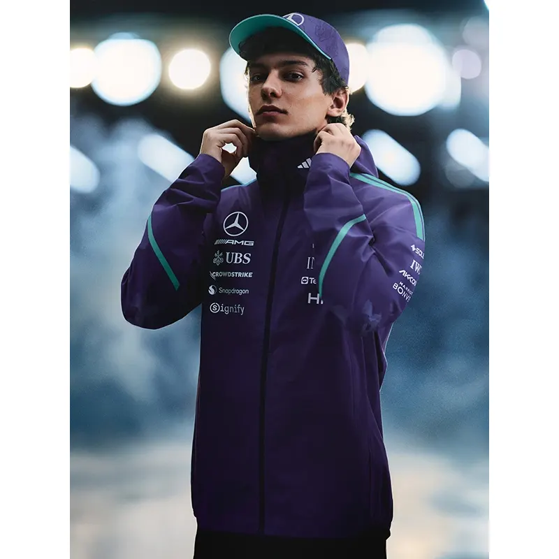Mercedes AMG F1 Vanda Bloom Team Rain Jacket - Image 6