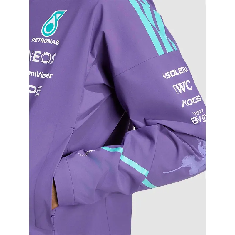 Mercedes AMG F1 Vanda Bloom Team Rain Jacket - Image 5