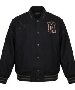 Mickey Mouse Vampire Black Varsity Jacket