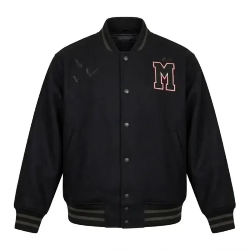 Mickey Mouse Vampire Black Varsity Jacket