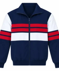 Mr. Irrelevant David Corenswet Blue Track Jacket