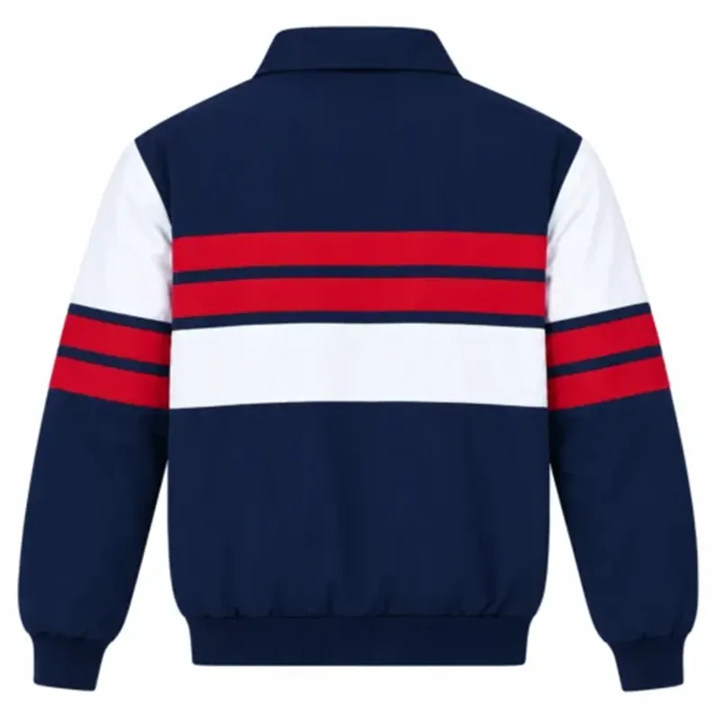 Mr. Irrelevant David Corenswet Blue Track Jacket - Image 2