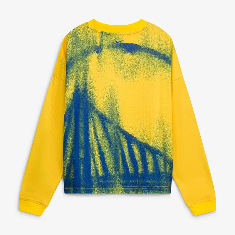 NBA x Nike Golden State Warriors Gold 2026 Standard Issue Practice Long Sleeve T-Shirt - Image 3